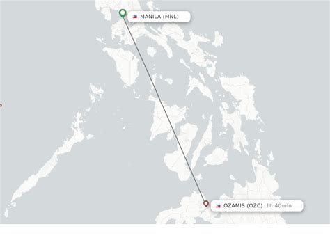 Direct flights from Manila to Ozamiz .